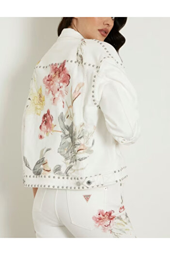 Guess Guess denim jacket, white