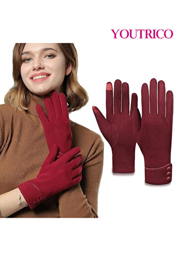 Youtrico Men's & Women's Winter Warm Sport Motorcycle Gloves-Windproof,Cold-Resistant