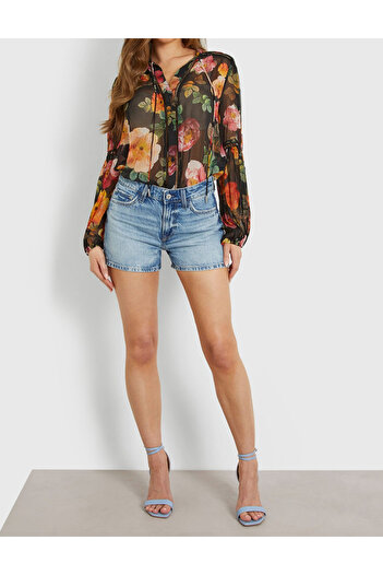 Guess Pantaloni scurți de blugi Guess, albastru