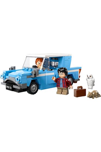 LEGO لعبة سيارة هاري بوتر الطائرة فورد أنجليا للأطفال من سن 7 سنوات فما فوق، أولاد وبنات، نموذج قابل للبناء