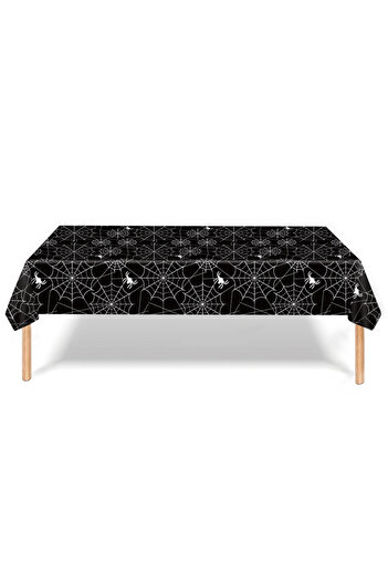 Choice black Halloween Disposable Tablecloth Spider Web Tablecloth Halloween Decoration 2025 Home Dining Ta
