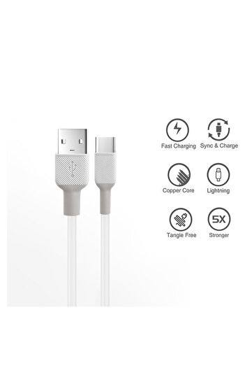 sopy PowerLine Select+ USB-A to Micro Connector Cable - Durable, Fast Charging, 1000mm, SP-306