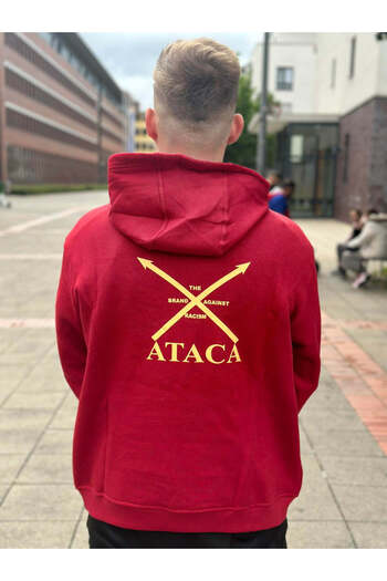 ataca Hoodie rot / red