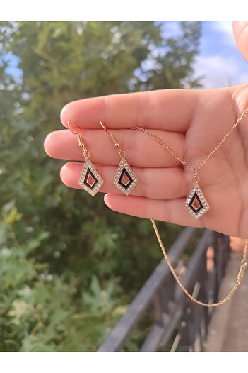 KapadokyaButik Necklace Earring Set