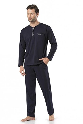 Pierre Cardin 5-Piece Robdöşambırlı Long & Short Sleeve Shorts Long Pajama Set Special Boxed Groom Dowry Set