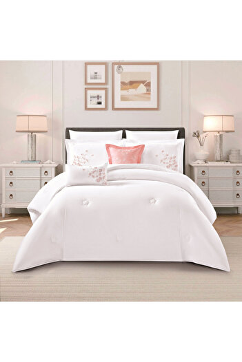 Levore Livori 100% Cotton Luxury Summer Bedspread for Double Bed Size 200x200 cm, 8 Pieces, 240 Thread Count