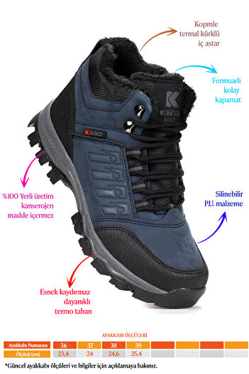 Kiko Kids Παπούτσια για αγόρια Refka Lace-up Thermo Sole