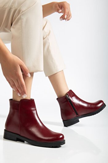 Budi 165-204 Burgundy Yanki Daily Women's Boots