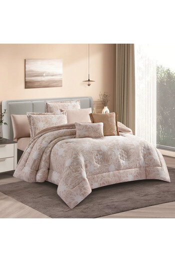HOURS Horse double-sided winter bedspread, fur and velvet, suitable for a double bed size of 200 x 200 cm, consisting of 8 pieces, 240 stitches