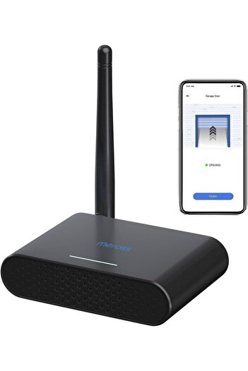 MEROSS جهاز تحكم عن بعد ذكي لفتح باب المرآب مع هوائي خارجي، متوافق مع Amazon Alexa وSmartThi