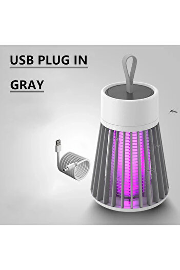Choice USB Plug - Grey Mosquito Killer Lamp, Electric Shock Insect Zapper USB, Bedroom Outdoor Use, Two-in-