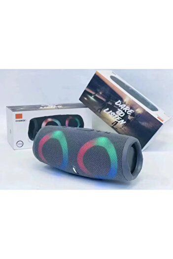 MagExpert Charge 5 Bluetooth Speaker with RGB LEDs, USB, Card Slot, FM Radio, Waterproof IPX6