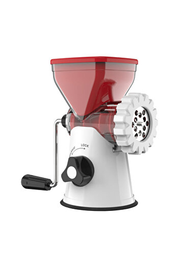 Izibizi PS-308M Meat Grinder Attachment, PS-336A Compatible, 4 elements, No base, No BPA,Red