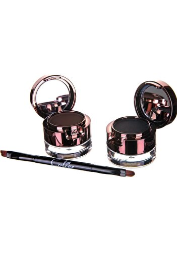 Beauty Eyebrow Powder Gel Eyeliner Black/Brown