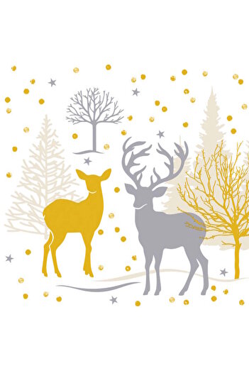 Mank Linclass festive napkins for New Year's Eve/New Year Linclass - Josia / 40 x 40 cm / 50 pcs