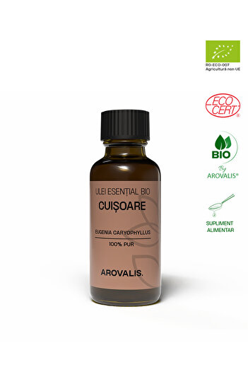 Arovalis. ORGANIC Clove Essential Oil (Eugenia caryophyllus) 100% PURE