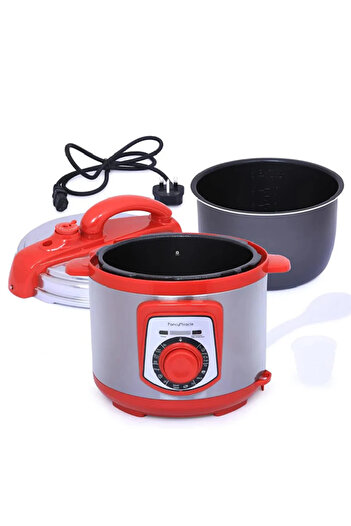 Others Fancy Miracle 5 L Electric Pressure Cooker 13 YBD 50-90 B - Red, Multi-Function, Energy