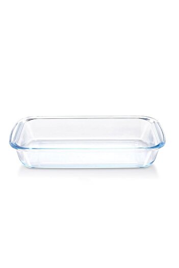 Generic Blackstone 2.2L Rectangle Shape Glass Oven Dish - Premium Borosilicate Bakeware, Oven, Microwave &