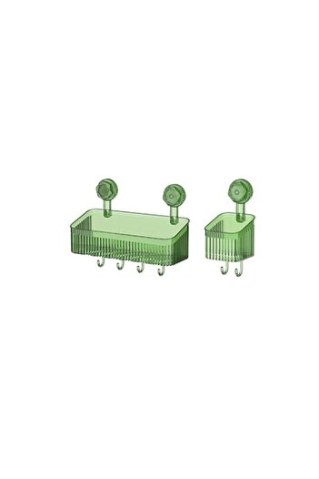 Generic WEKOTEE Shower Caddy, 2Pack No Drilling Bathroom Organizers and Storage Racks, Large Capacity Showe