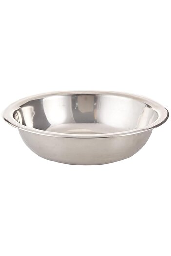 Generic RAJ STAINLESS STEEL HEAVY MIXING BOWL , 24.5 CM , SILVER, RHB012, Serving Bowl , Mixing Bowl ,Bakin