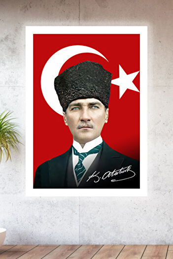 Lucena Pictură din colecția Ataturk imprimată pe metal nr. 48