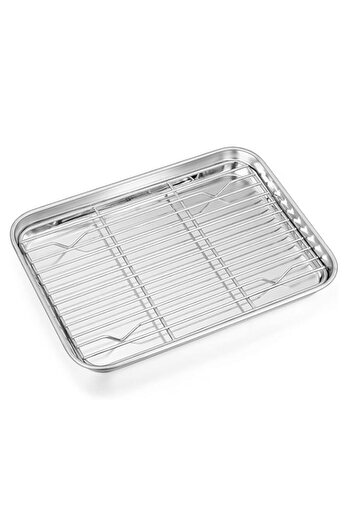 Generic Naplion Baking Sheets with Cooling Rack Set, Stainless Steel Baking Tray for Oven, Baking Sheet & G