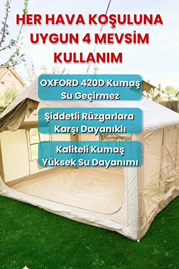 post alley 6-8 KİŞİ 210D ŞİŞME ÇADIR KIŞIN KULLANIMA UYGUN