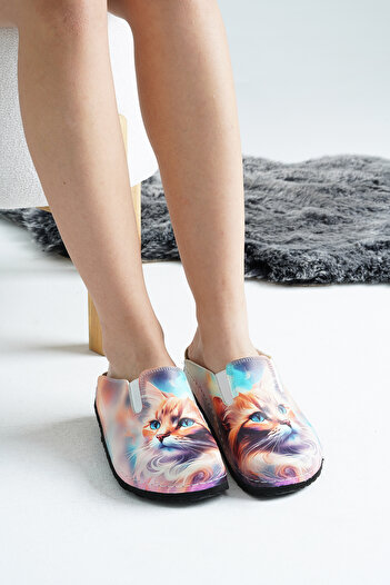 DOGİYE 6302 Main  Printed Sabo Slippers