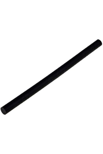 OEM Black silicone bar, diameter 7.4 mm, length 270 mm