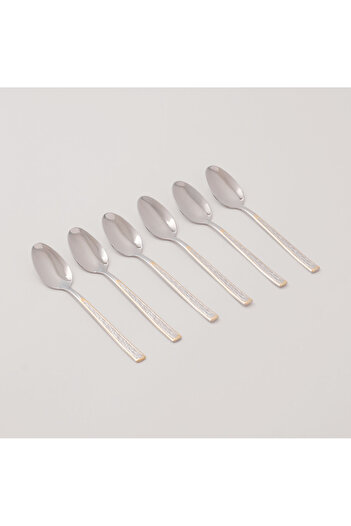 Pentola stainless steel tea spoon set 6pcs with mirror polish 2.5mm