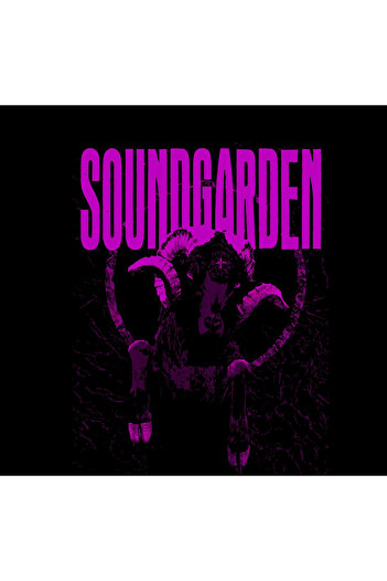 fame-stoned Soundgarden - Music Band Printed Unisex 100% Cotton Black Crew Neck Sweatshirt