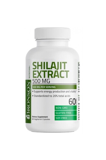 Bronson Vitamins Shilajit Mumio Extract 500 mg 120 capsules Bronson