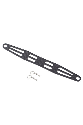 Choice Battery Plate Carbon Fibre Shock Damper Stay Battery Plate Upper Deck for Tamiya TT-01 TT01 1/10 RC