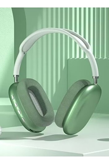Generic P9 Bluetooth Over-Ear Headphones Green