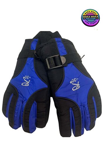 ww waka waka kids store Waterproof Padded Winter Children's Snow Gloves Windproof and Coldproof Thermal Gloves