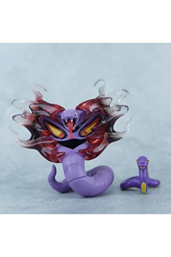 BANDAI no box 3-8.5cm Pokemon Anime Figure Arbok And Ekans Action Figures Pvc Statue Desktop Ornament Colle