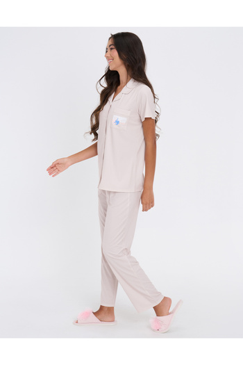 Nayomi Dream Ribbed Jersey Pajama Set