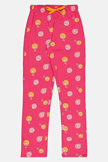 Zivame Kids Girl 2Pcs Graphic Print Pyjama Top And Bottom, Multicolor