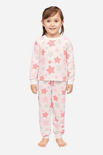 Sinsay Toddlers Girl 2 Pieces Printed Pyjama Top And Pants, Multicolor