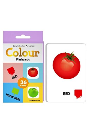 OEM Educational flashcards for children, 36 color cards, learning English through play, 11.5x7.8 cm