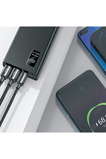 SP ISNUP Portable Charger 10000 22.5W (PD 18W Port + Dual USB Ports) with Screen