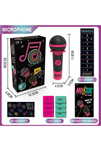 Choice Karaoke Game Lucky Egg Exciting Grab The Mic The Family Karaoke Game 2-10 Players Board Game for Bad