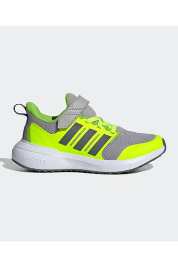 adidas Fortarun 2.0 Cloudfoam Elastic Lace Top Strap Shoes - Grey