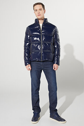 AC&Co / Altınyıldız Classics Lacivert Standart Fit Casual Mont