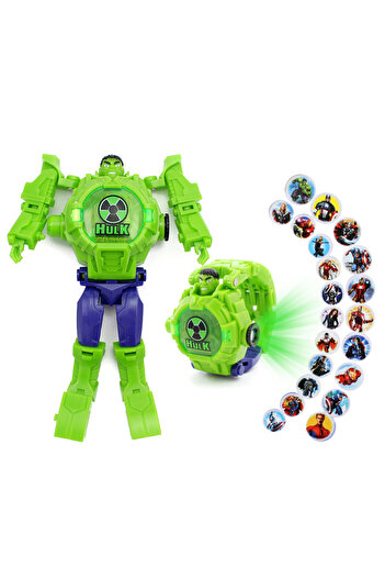 Choice 12 Disney 21 Projection Watch Toys Marvel Spiderman Iron Man Deformation Robot Projection Electroni