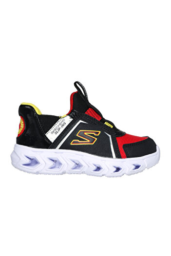 SKECHERS HYPNO-FLASH 2.0-BLACK RED