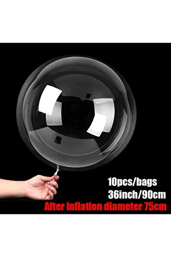 Choice other 36inch 10pcs 12/18/24/36inch Inflatable Bobo Balloon Transparent Globes Bubble Balloons Weddin