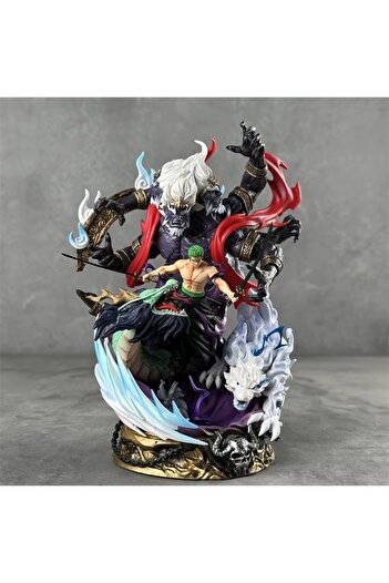 BANDAI no original box A 23cm One Piece Roronoa Zoro Anime Figures Zoro Action Figurine Model Statue Collec