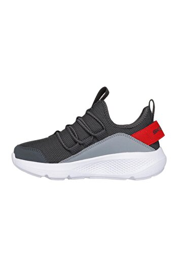SKECHERS GO RUN ELEVATE-CHARCOAL RED