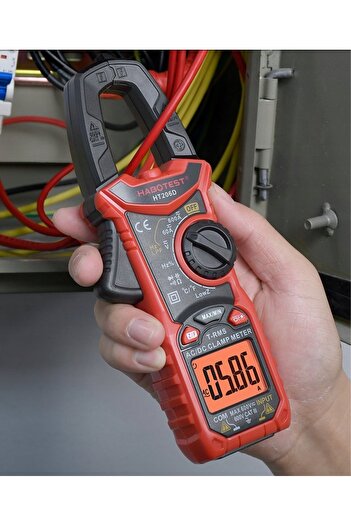Other MULTIMETER CLAMP METER THERMOCOUPLE LCD DISPLAY LED FLASHLIGHT BATTERIES CASE
